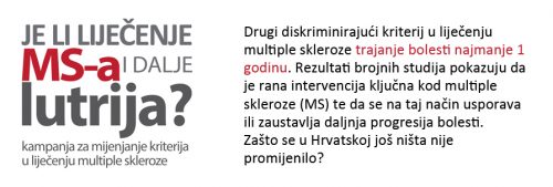 "Je li liječenje MS-a i dalje lutrija?"