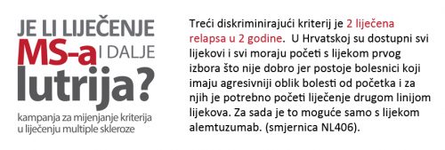 "Je li liječenje MS-a i dalje lutrija?"